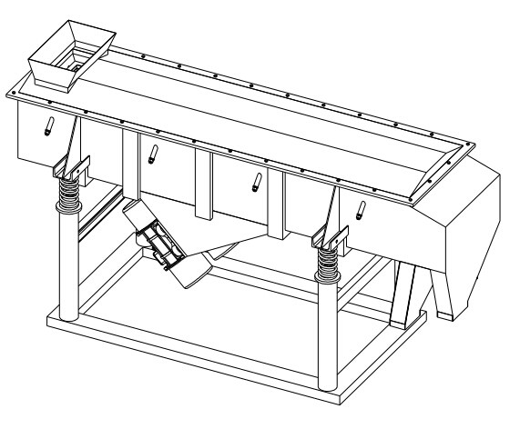 直线振动筛外形图